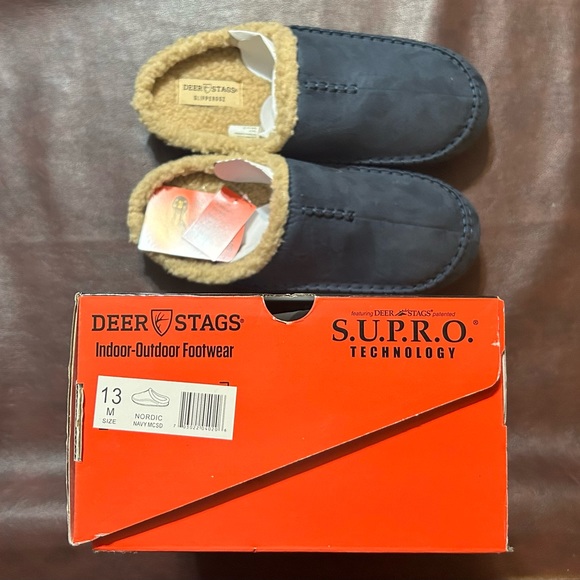 DEER STAGS SLIPPEROOZ NORDIC SLIPPER… New!! - Picture 5 of 6